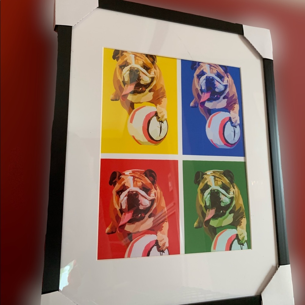 Custom Framed Pet Pop Art - Picture 1 of 4